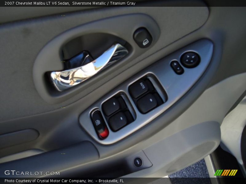 Silverstone Metallic / Titanium Gray 2007 Chevrolet Malibu LT V6 Sedan