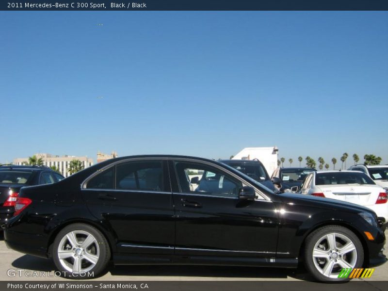 Black / Black 2011 Mercedes-Benz C 300 Sport