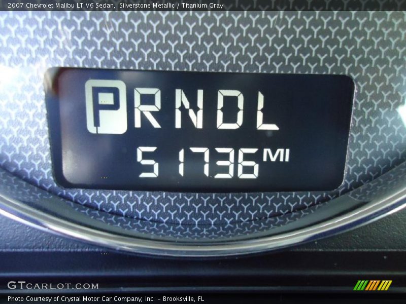 Silverstone Metallic / Titanium Gray 2007 Chevrolet Malibu LT V6 Sedan
