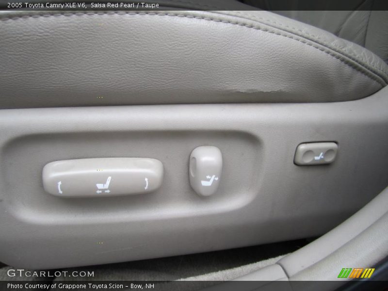 Salsa Red Pearl / Taupe 2005 Toyota Camry XLE V6