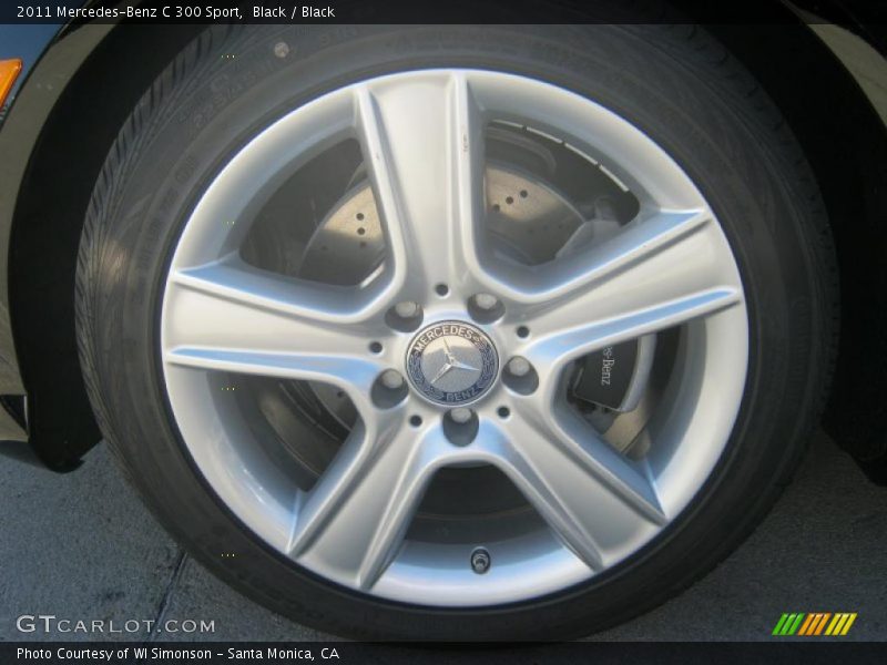 Black / Black 2011 Mercedes-Benz C 300 Sport
