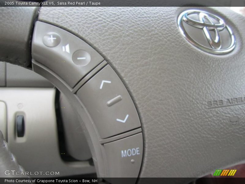 Salsa Red Pearl / Taupe 2005 Toyota Camry XLE V6