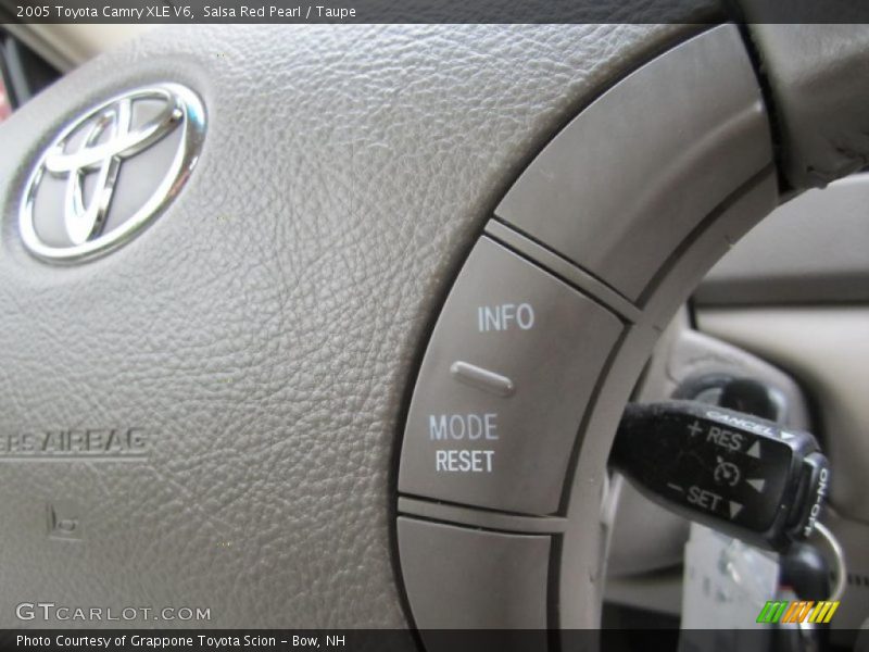 Salsa Red Pearl / Taupe 2005 Toyota Camry XLE V6