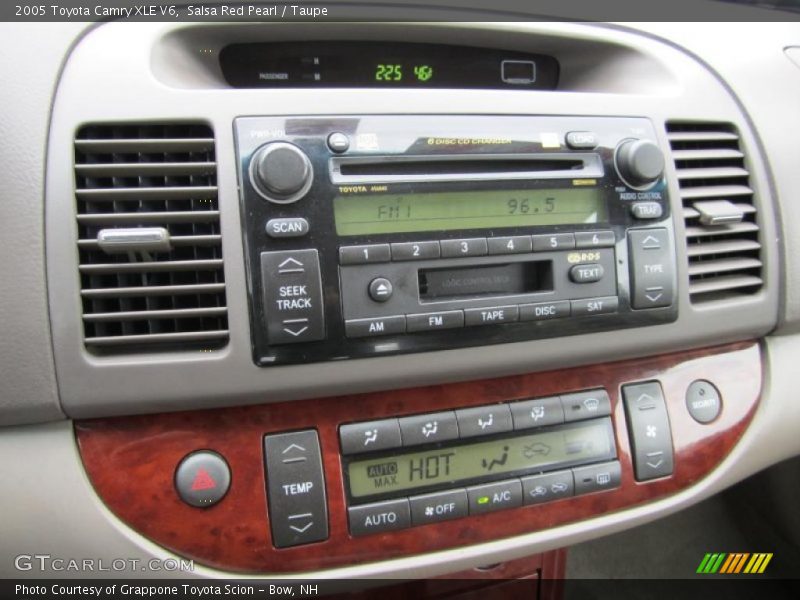 Salsa Red Pearl / Taupe 2005 Toyota Camry XLE V6