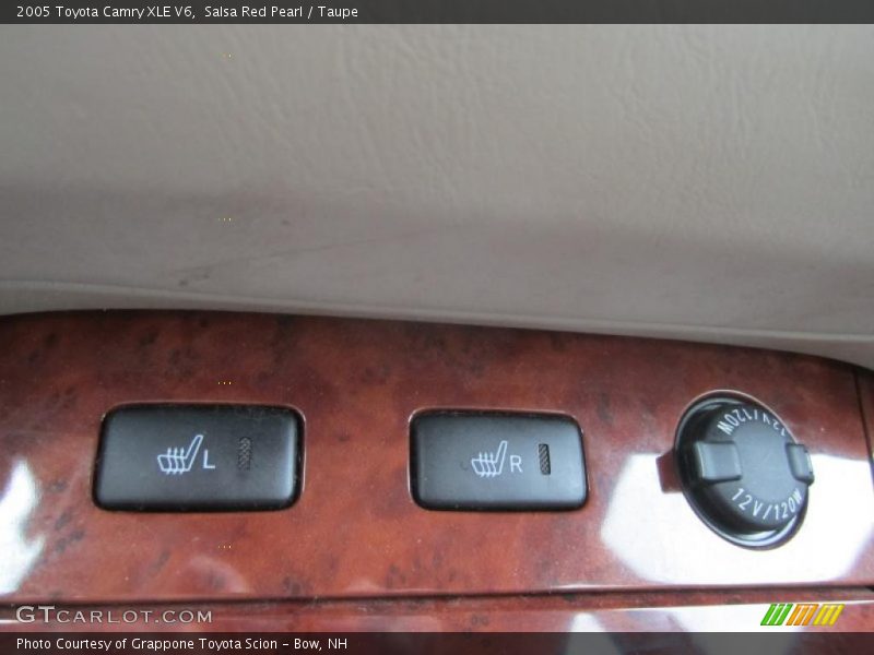 Salsa Red Pearl / Taupe 2005 Toyota Camry XLE V6