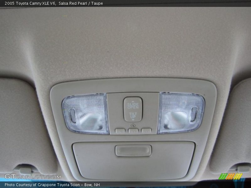 Salsa Red Pearl / Taupe 2005 Toyota Camry XLE V6
