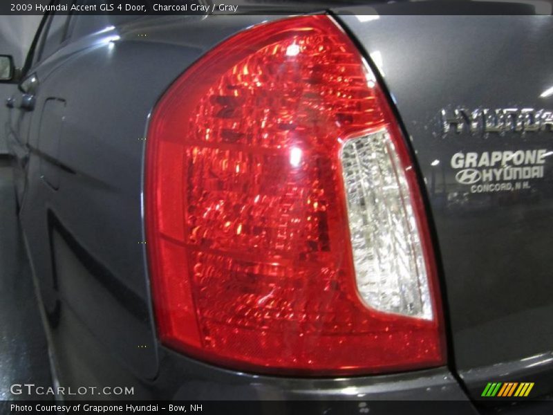 Charcoal Gray / Gray 2009 Hyundai Accent GLS 4 Door