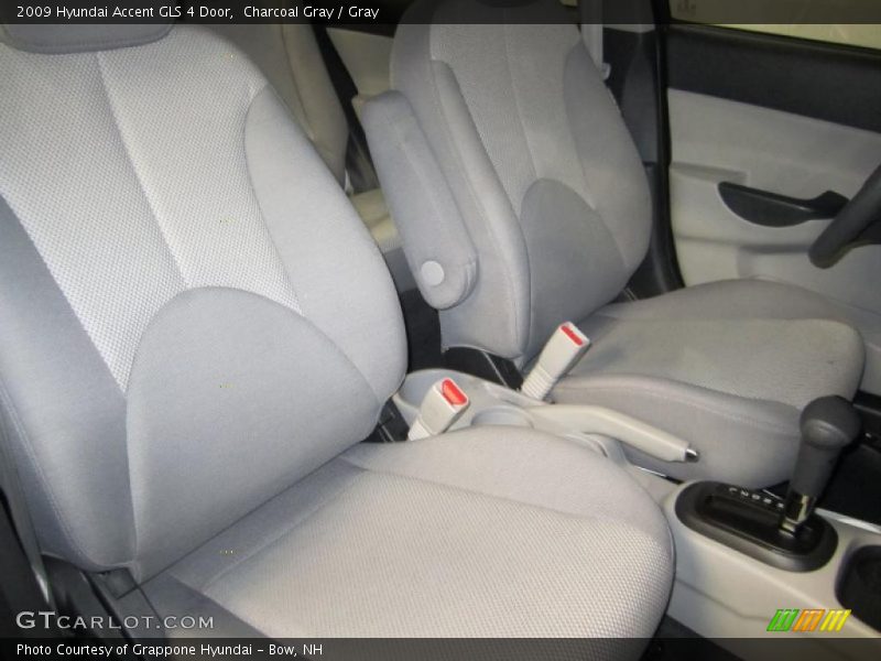 Charcoal Gray / Gray 2009 Hyundai Accent GLS 4 Door