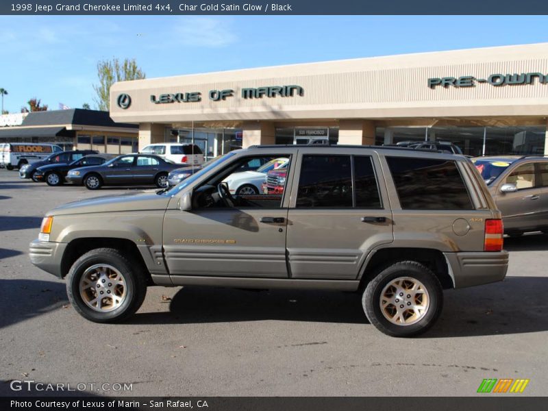 Char Gold Satin Glow / Black 1998 Jeep Grand Cherokee Limited 4x4