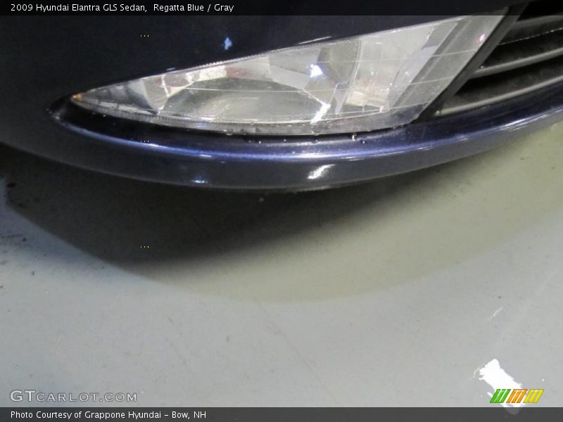 Regatta Blue / Gray 2009 Hyundai Elantra GLS Sedan