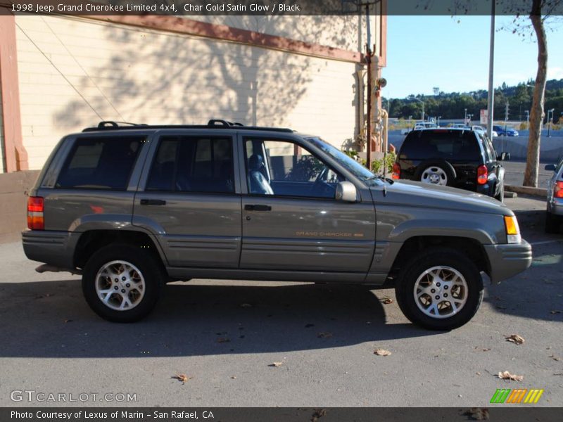 Char Gold Satin Glow / Black 1998 Jeep Grand Cherokee Limited 4x4