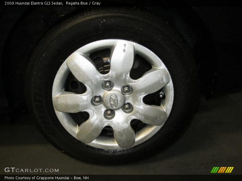 Regatta Blue / Gray 2009 Hyundai Elantra GLS Sedan