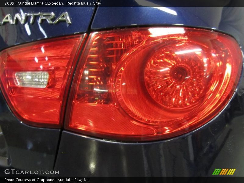 Regatta Blue / Gray 2009 Hyundai Elantra GLS Sedan