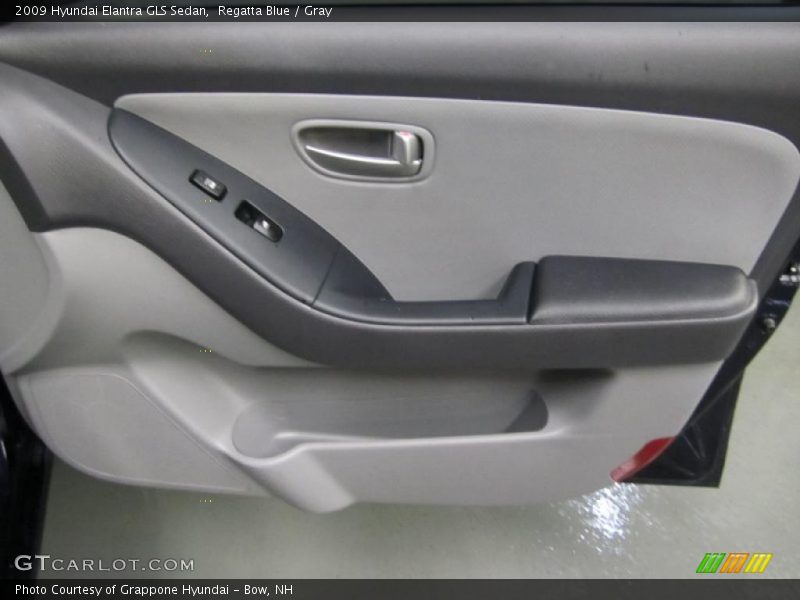 Regatta Blue / Gray 2009 Hyundai Elantra GLS Sedan