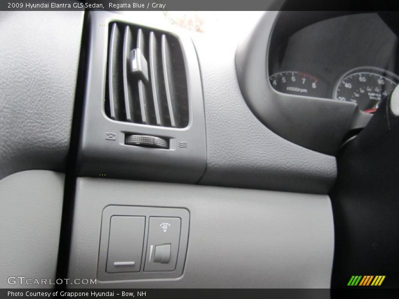 Regatta Blue / Gray 2009 Hyundai Elantra GLS Sedan