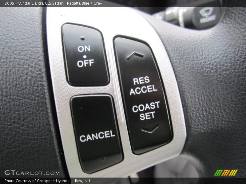 Regatta Blue / Gray 2009 Hyundai Elantra GLS Sedan