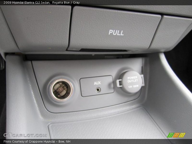 Regatta Blue / Gray 2009 Hyundai Elantra GLS Sedan