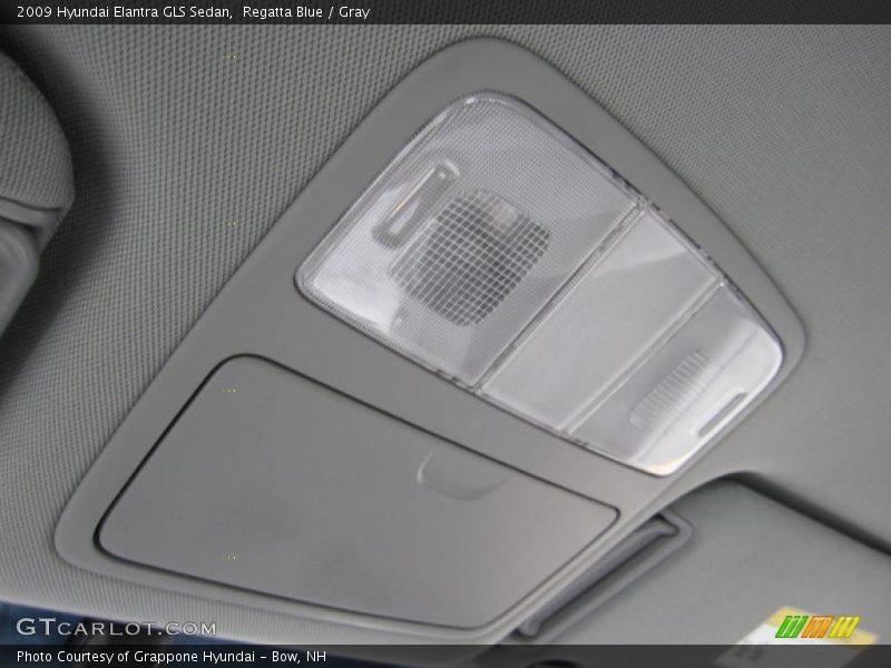Regatta Blue / Gray 2009 Hyundai Elantra GLS Sedan