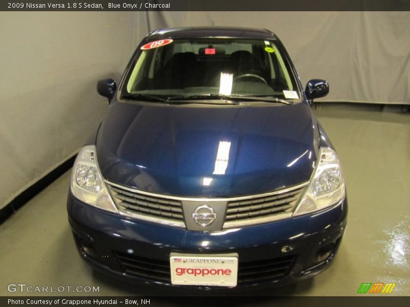 Blue Onyx / Charcoal 2009 Nissan Versa 1.8 S Sedan