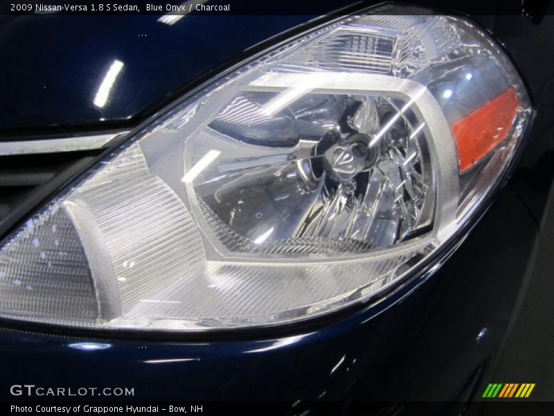 Blue Onyx / Charcoal 2009 Nissan Versa 1.8 S Sedan