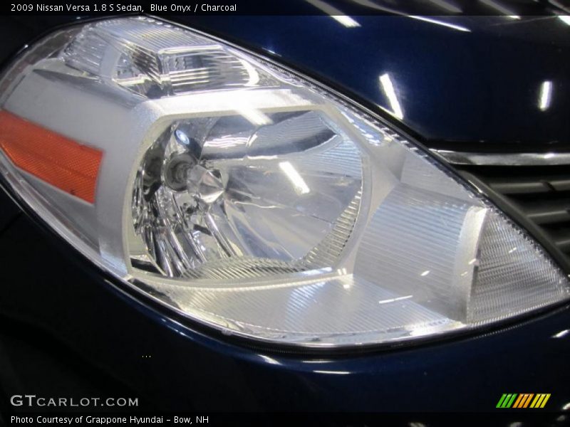 Blue Onyx / Charcoal 2009 Nissan Versa 1.8 S Sedan
