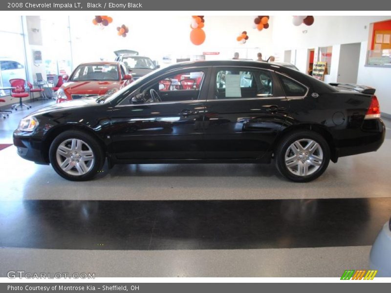 Black / Ebony Black 2008 Chevrolet Impala LT