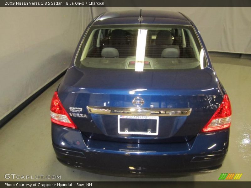 Blue Onyx / Charcoal 2009 Nissan Versa 1.8 S Sedan
