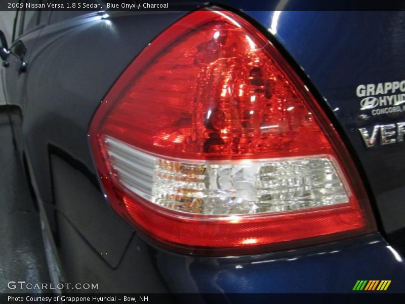 Blue Onyx / Charcoal 2009 Nissan Versa 1.8 S Sedan