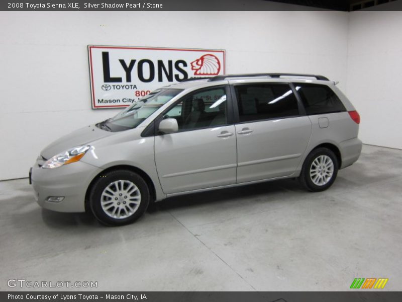 Silver Shadow Pearl / Stone 2008 Toyota Sienna XLE