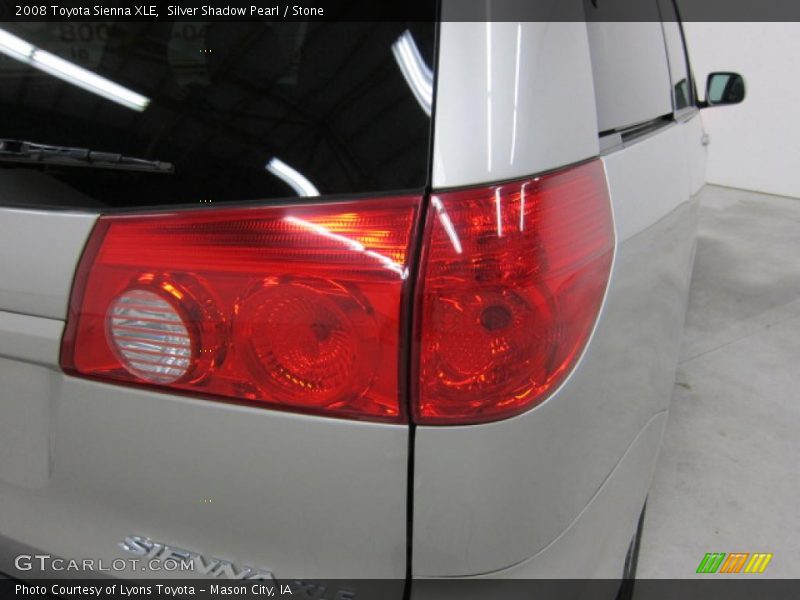 Silver Shadow Pearl / Stone 2008 Toyota Sienna XLE