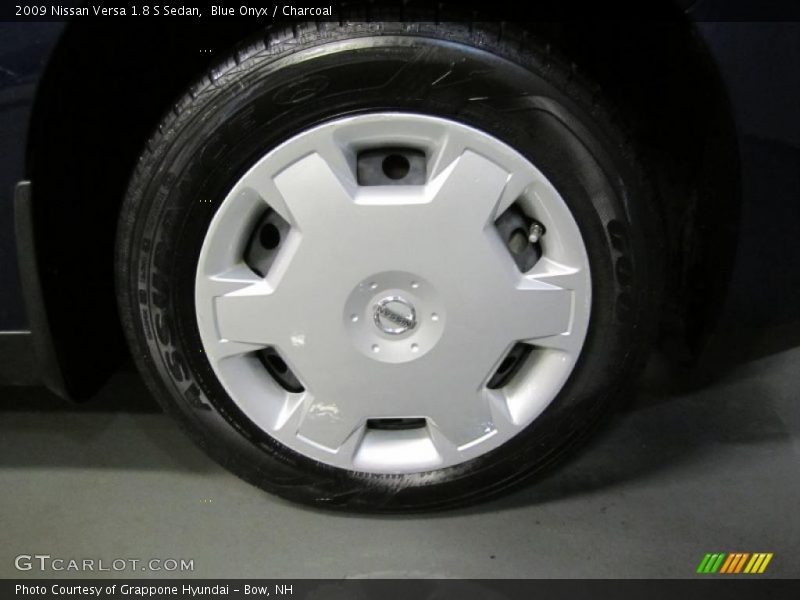 Blue Onyx / Charcoal 2009 Nissan Versa 1.8 S Sedan