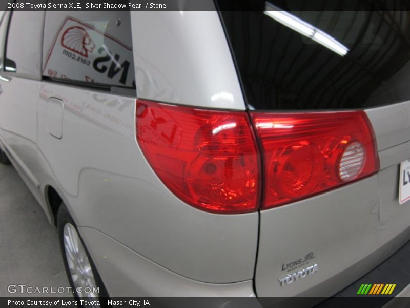 Silver Shadow Pearl / Stone 2008 Toyota Sienna XLE