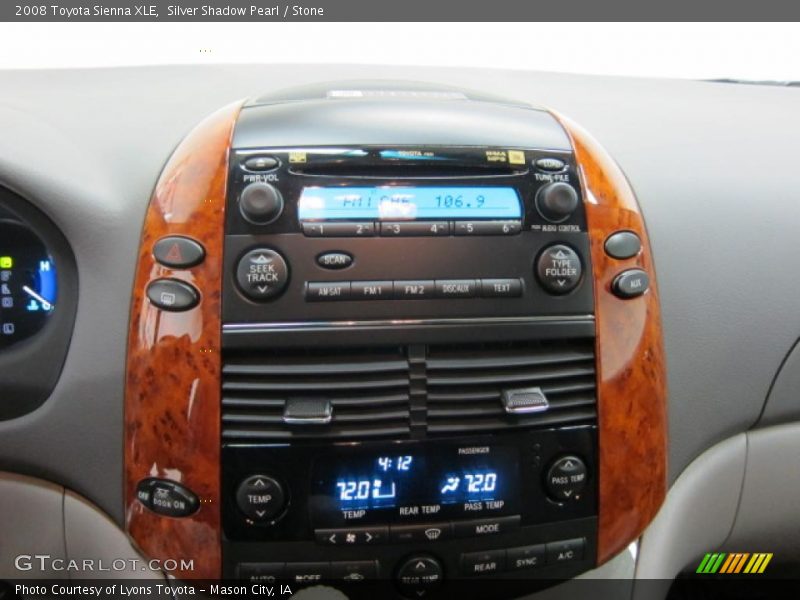 Silver Shadow Pearl / Stone 2008 Toyota Sienna XLE