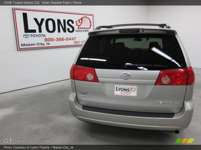 Silver Shadow Pearl / Stone 2008 Toyota Sienna XLE