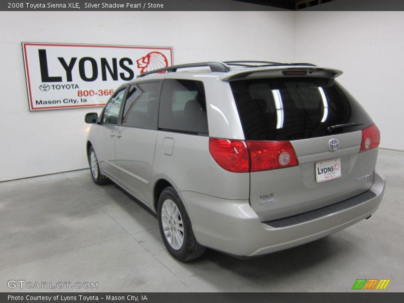 Silver Shadow Pearl / Stone 2008 Toyota Sienna XLE