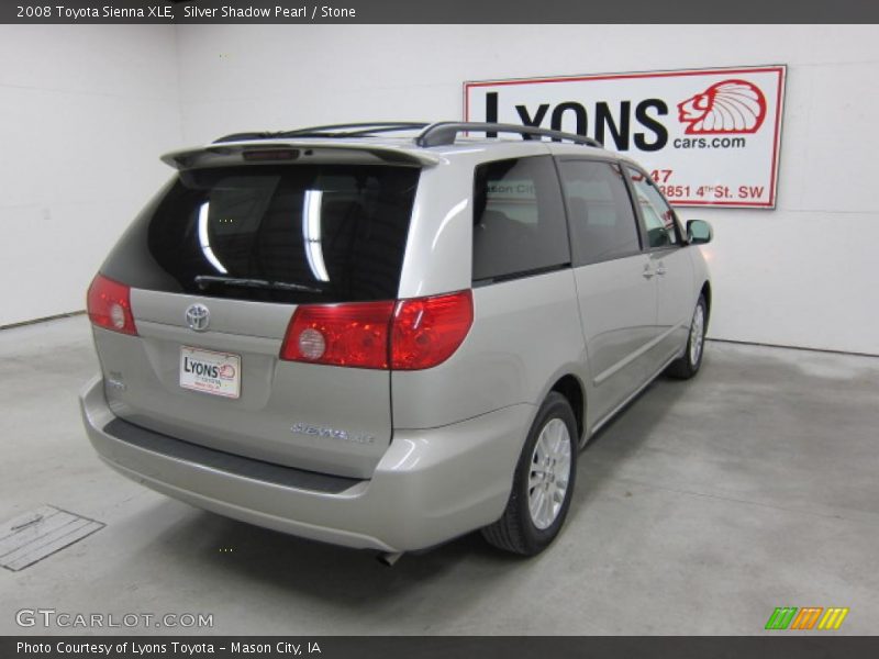 Silver Shadow Pearl / Stone 2008 Toyota Sienna XLE