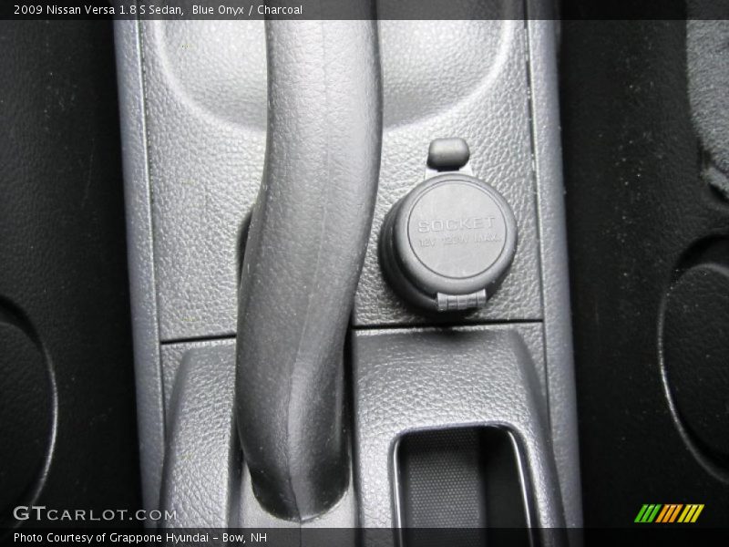 Blue Onyx / Charcoal 2009 Nissan Versa 1.8 S Sedan