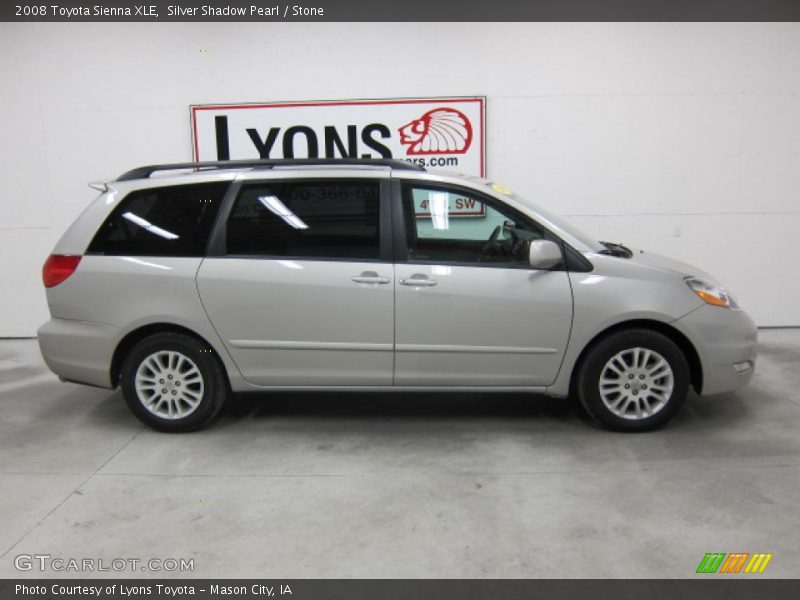 Silver Shadow Pearl / Stone 2008 Toyota Sienna XLE