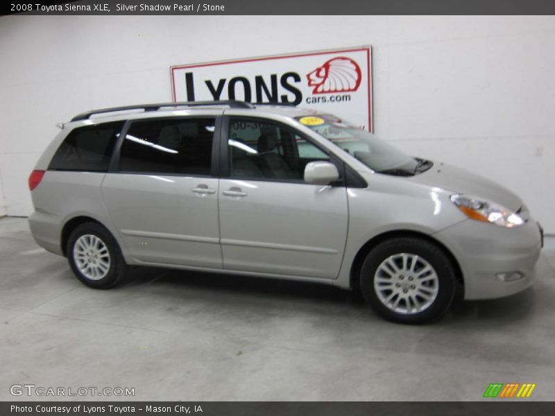Silver Shadow Pearl / Stone 2008 Toyota Sienna XLE