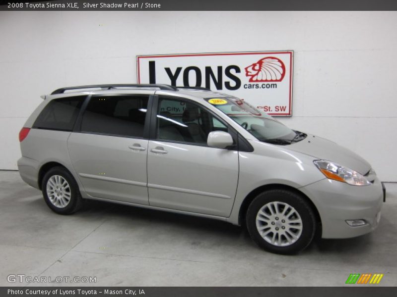 Silver Shadow Pearl / Stone 2008 Toyota Sienna XLE