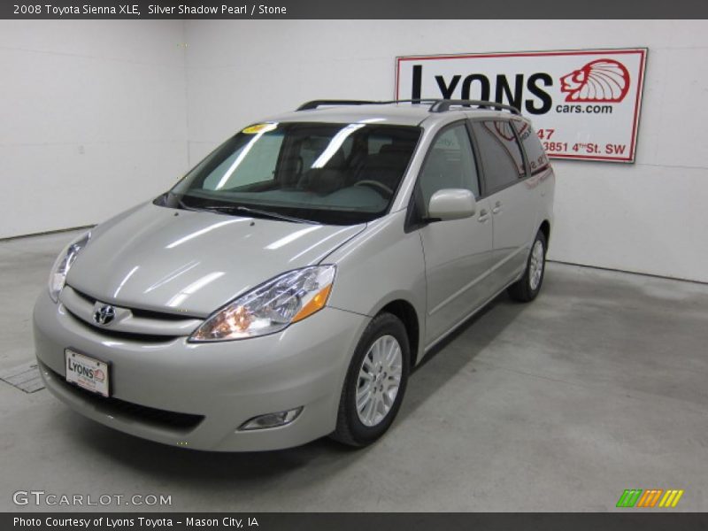 Silver Shadow Pearl / Stone 2008 Toyota Sienna XLE