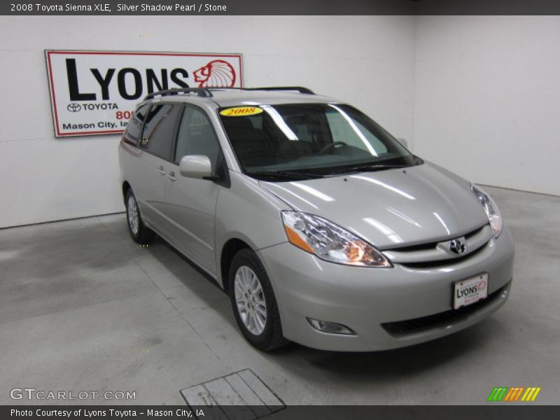 Silver Shadow Pearl / Stone 2008 Toyota Sienna XLE