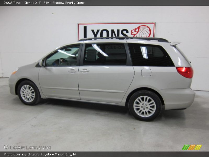 Silver Shadow Pearl / Stone 2008 Toyota Sienna XLE