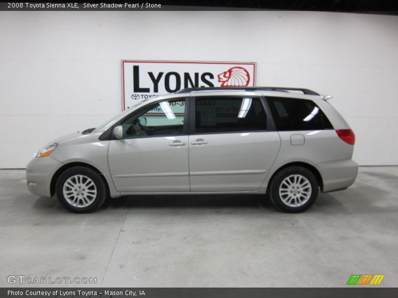 Silver Shadow Pearl / Stone 2008 Toyota Sienna XLE
