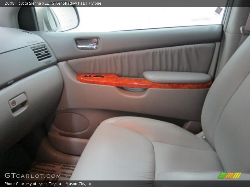 Silver Shadow Pearl / Stone 2008 Toyota Sienna XLE