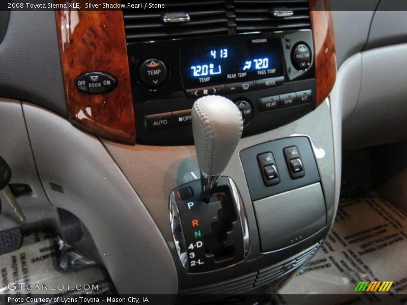 Silver Shadow Pearl / Stone 2008 Toyota Sienna XLE
