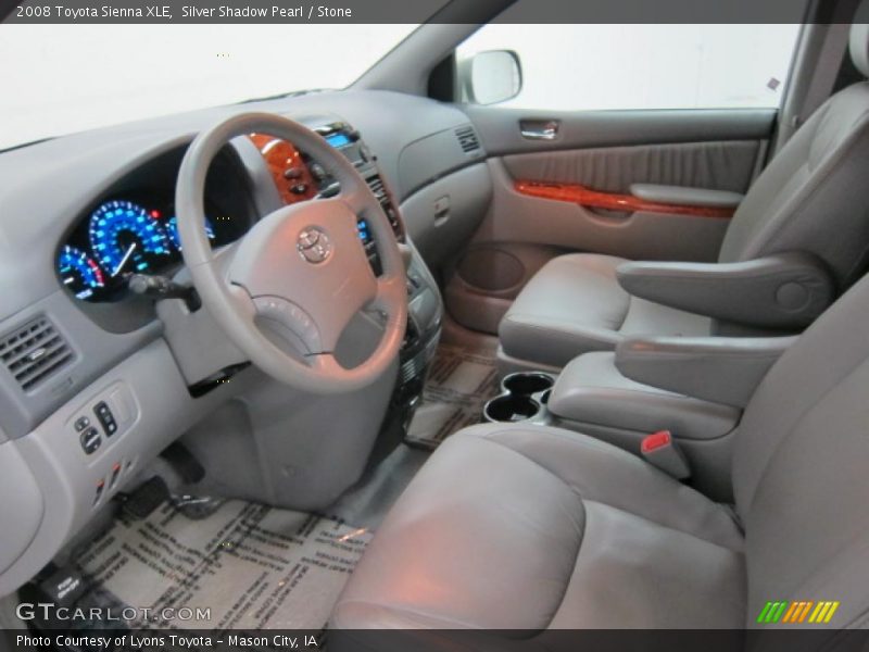 Silver Shadow Pearl / Stone 2008 Toyota Sienna XLE