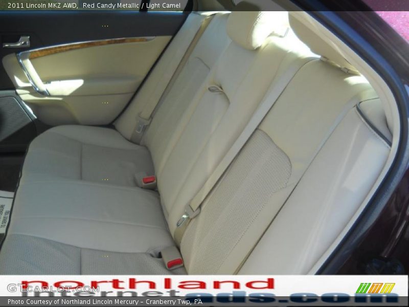 Red Candy Metallic / Light Camel 2011 Lincoln MKZ AWD