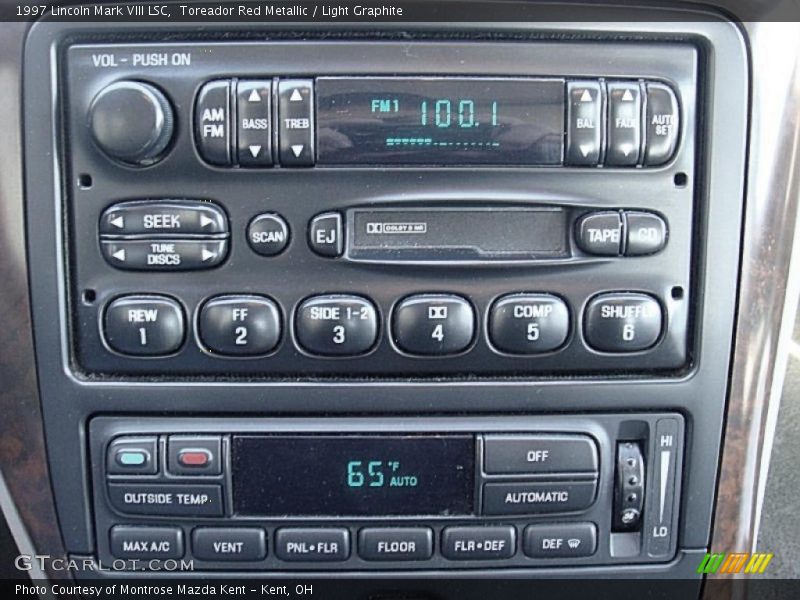 Toreador Red Metallic / Light Graphite 1997 Lincoln Mark VIII LSC