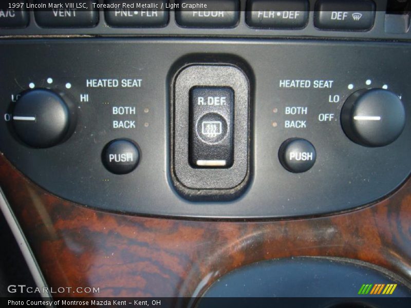 Toreador Red Metallic / Light Graphite 1997 Lincoln Mark VIII LSC
